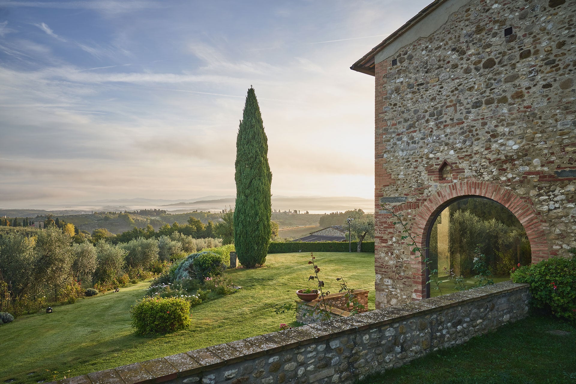 The best way to live under the tuscan sun